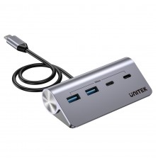 UNITEK ALUMINIUM USB-C HUB 2X USB-A 2X USB-C 5GBPS