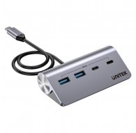 UNITEK ALUMINIUM USB-C HUB 2X USB-A 2X USB-C 5GBPS