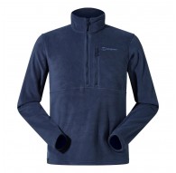 BERGHAUS Prism Half Zip Polartec® Fleece - men's fleece sweatshirt, size L (blue)