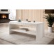 PAFOS bench/table 120x60x50 cm white matte