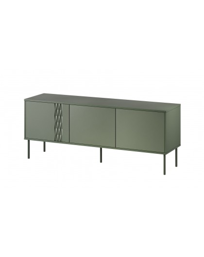 Cama RTV 3D TRESSE cabinet 150x40x55 matte green