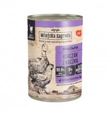 WIEJSKA ZAGRODA Chicken with duck - wet cat food - 400g