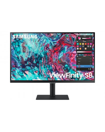 Samsung S80TB LED display 68.6 cm (27") 3840 x 2160 pixels 4K Ultra HD Black