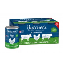 BUTCHER'S Original Mega pack mix tripe loaf recipe - wet dog food - 6 x 400g