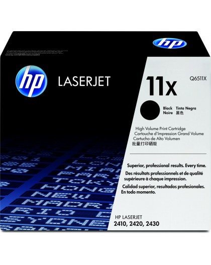 HP 11X High Yield Black Original LaserJet toner cartridge 1 pc(s)