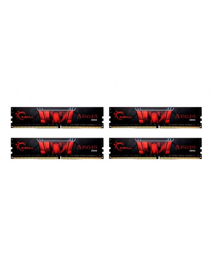 G.Skill Aegis F4-3200C16Q-32GIS memory module 32 GB 4 x 8 GB DDR4 3200 MHz