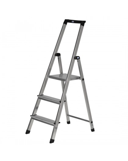 Krause Solidy Folding ladder silver