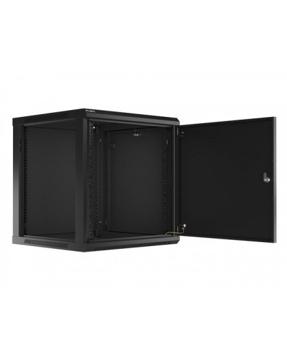 Lanberg WF01-6612-00B rack cabinet 12U Wall mounted rack Black