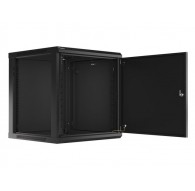 Lanberg WF01-6612-00B rack cabinet 12U Wall mounted rack Black
