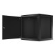 Lanberg WF01-6612-00B rack cabinet 12U Wall mounted rack Black