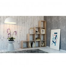 Topeshop STEP SONOMA 4X4 living room bookcase