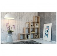 Topeshop STEP SONOMA 4X4 living room bookcase