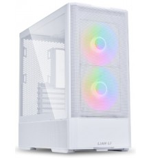 Lian Li LANCOOL 207 PC Case, Midi-Tower, ATX, Tempered Glass - white
