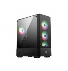 MSI MAG Forge 112R Midi Tower Black, Transparent