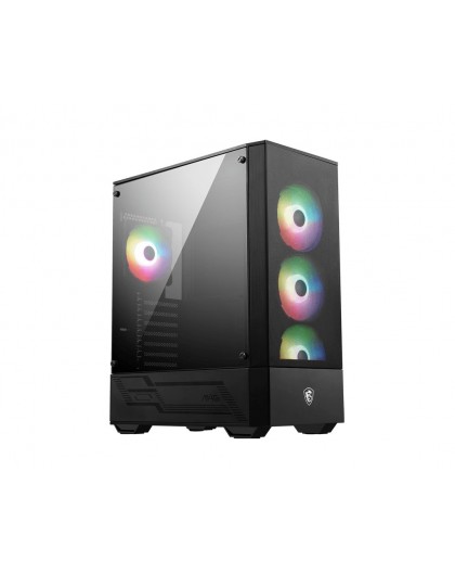 MSI MAG Forge 112R Midi Tower Black, Transparent
