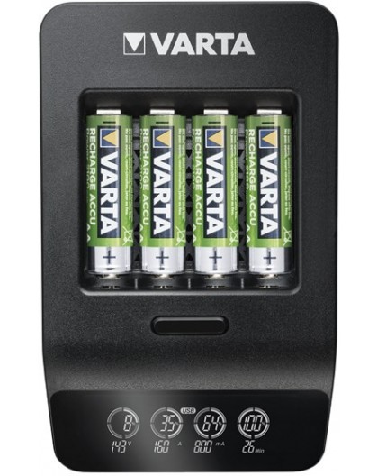 Зарядное устройство Varta LCD SMART CHARGER+ для бытовых батарей переменного тока