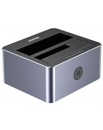 UNITEK CLONING STATION 2X SATA 2.5" 3.5" USBC 10GB