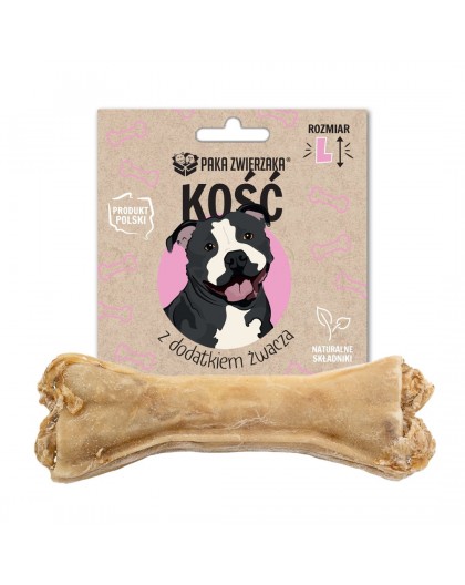 PAKA ZWIERZAKA Bone with tripe additive L 13,5 cm - dog treat - 70g