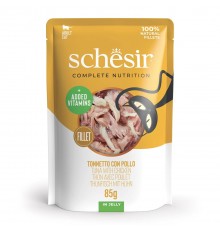 SCHESIR in jelly Tuna with chicken - wet cat food - 85 g