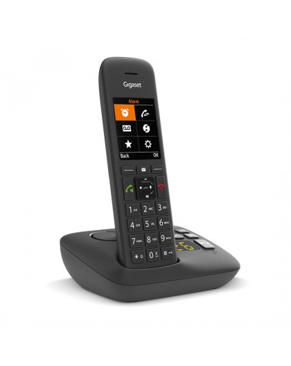 Gigaset C575A Analog/DECT telephone Caller ID Black