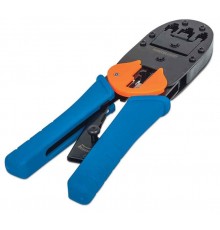 Intellinet Universal Modular Plug Crimping Tool, For RJ45, RJ12, and RJ11 modular plugs