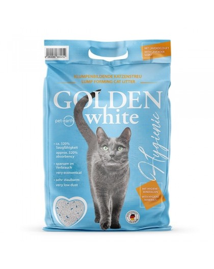 GOLDEN White Hygienic - bentonite litter - 14kg