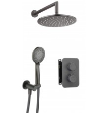 Concealed shower set with thermostatic BOX