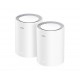Cudy M3000 2-PACK mesh wi-fi system Dual-band (2.4 GHz / 5 GHz) Wi-Fi 6 (802.11ax) Grey, White 1 Internal
