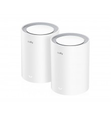 Cudy M3000 2-PACK mesh wi-fi system Dual-band (2.4 GHz / 5 GHz) Wi-Fi 6 (802.11ax) Grey, White 1 Internal