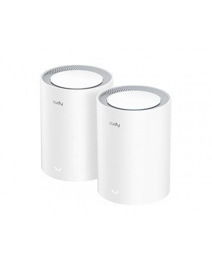 Cudy M3000 2-PACK mesh wi-fi system Dual-band (2.4 GHz / 5 GHz) Wi-Fi 6 (802.11ax) Grey, White 1 Internal