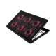 Laptop cooling pad, 6 backlit fans, 2000 RPM, SAVIO COS-01