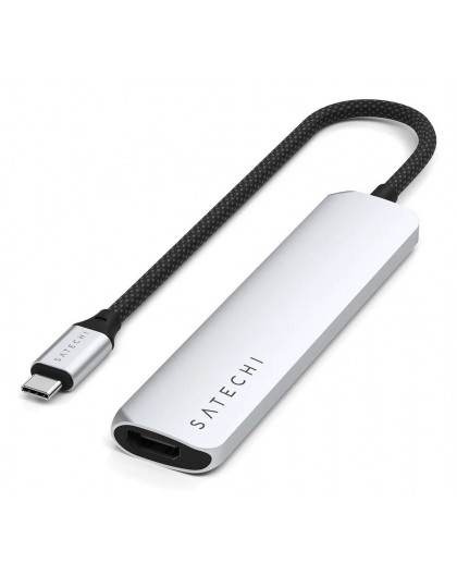 Satechi ST-P6SS interface hub USB Type-C 10000 Mbit/s Silver