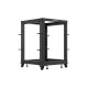 Open Rack 19" 15U 600x600-1100 adjustable black