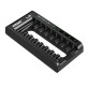 Battery charger AA/AAA 1,5 V i 1,2V, smart - 8 slots