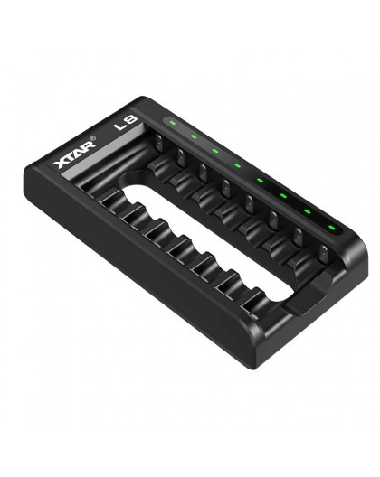 Battery charger AA/AAA 1,5 V i 1,2V, smart - 8 slots