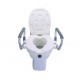 Raising toilet seat with foldable handrails AT51205