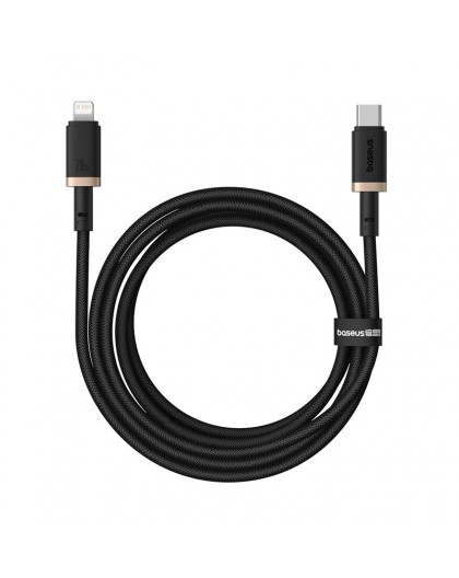 Baseus Dura USB-C - iP - USB-C to Lightning (7-pin) cable, 20 W, 2 m (black, gold)