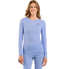 Odlo BL TOP crew neck l/s ACTIVE WARM long-sleeved thermal underwear, size S, blue-grey