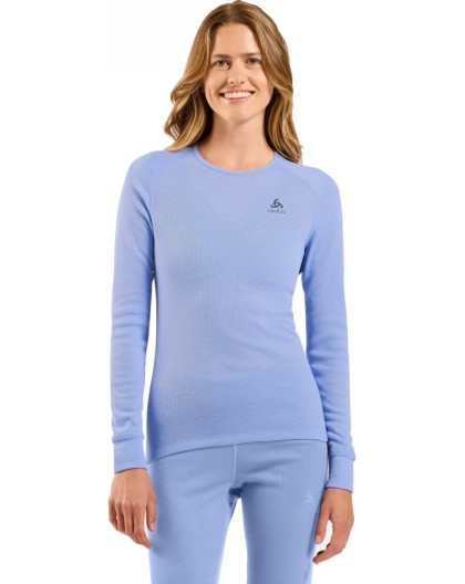 Odlo BL TOP crew neck l/s ACTIVE WARM long-sleeved thermal underwear, size S, blue-grey
