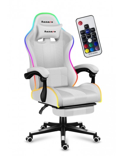 HUZARO FORCE 4.7 RGB White GAMING CHAIR