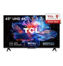 TCL V6C 43V6C telerii 109,2 cm (43") 4K Ultra HD nutitelerii Wi-Fi metallik 260 cd/m²