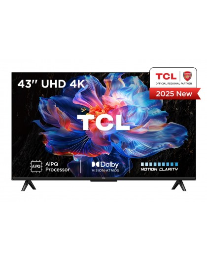 TCL V6C 43V6C telerii 109,2 cm (43") 4K Ultra HD nutitelerii Wi-Fi metallik 260 cd/m²