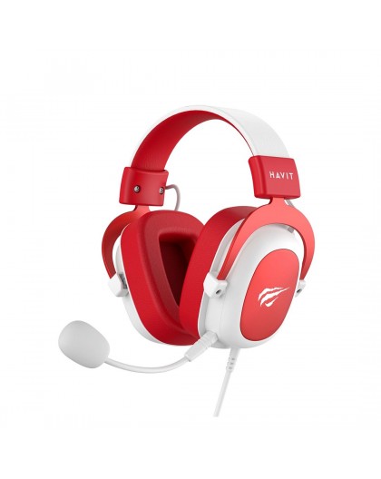 Havit H2002D Gaming headphones White, red