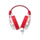 Havit H2002D Gaming headphones White, red