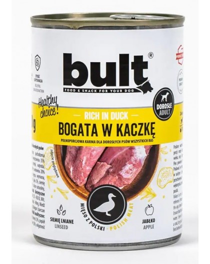 BULT Rich in Duck - Wet Dog Food - 800 g