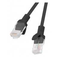 Lanberg PCU5-20CC-0200-BK networking cable Black 2 m Cat5e U/UTP (UTP)