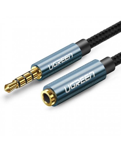 Ugreen extension cable adapter AUX mini jack 3.5 mm 2 m (blue)