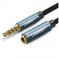 Ugreen extension cable adapter AUX mini jack 3.5 mm 2 m (blue)