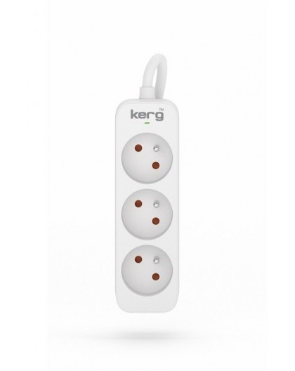 KERG power strip 3 sockets 3m 10A