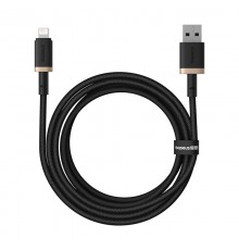 Baseus Dura Type A to IP 2.4A 2 m fast charging cable Black, Gold